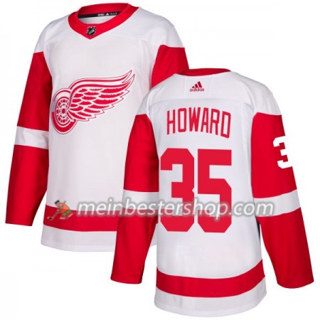 Detroit Red Wings Jimmy Howard 35 Adidas 2017-2018 Weiß Trikot Authentic - Herren Detroit Red Wings Jimmy Howard 35 Adidas 2017-2018 Weiß Trikot Authentic - Herren